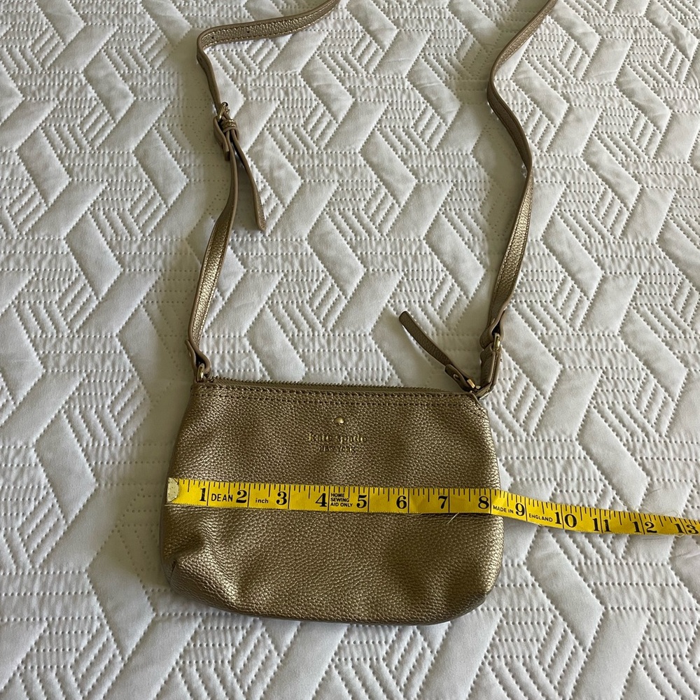 Kate Spade Small Gold Crossbody